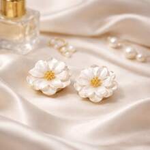 2pcs Luxury Holiday Gift | Elegant Shirt Buttons And Cufflinks Set, With Copper Buttons - Baby Pink - View 3