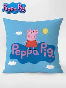 Peppa Pig 动画图片可爱抱枕沙发客厅样品房间天鹅绒腰枕套靠垫垫，加入购物车即可享受优先发货服务。 - 彩色 - 查看 16