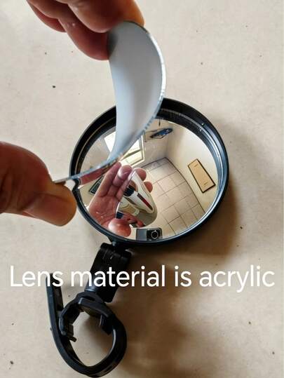 Bộ 2 gương chiếu hậu xe đạp, gương gắn tay lái xoay 360°, gương an toàn lồi bằng acrylic, phù hợp cho xe đạp, xe đạp điện, xe tay ga, vừa với tay lái có đường kính 1.5-3cm, phụ kiện xe đạp đa năng.