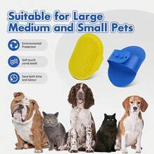 1 pieza Cepillo desenredante para mascotas, adecuado para gatos y perros, herramienta para desenredar, nuestra herramienta desenredante puede eliminar eficazmente los nudos y enredos, rastrillo para desenredar el aseo de gatos y perros - Ver 6