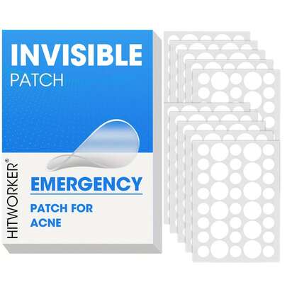 720/360/180pcs/Box Hydrocolloid Acne Patches, Alcohol-Free, Odorless, Gentle And Non-Irritating Acne And Blemish Covering Stickers, High-Quality Salicylic Acid And Tea Tree Oil Acne Patches, No Residue, 24-Hour Care