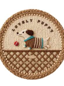 Handmade Woven 3D Effect Heat Insulation Coaster, Washable Anti-Scald Table Mat - Multicolor - View 10