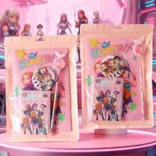 K-POP 女巫狩猎主题文具套装，可爱卡通设计学生用品，实用又美观的日常学习配件，是返校礼物、派对礼品以及送给同学和朋友的理想之选。 - 彩色 - 查看 6