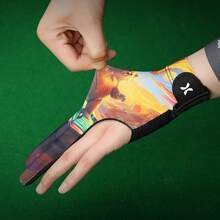 1pc Left Hand Lightweight Quick-Dry Professional Snooker Billiard Fingerless Glove, Breathable & Comfortable Billiard Sports Glove - Multicolor - View 4