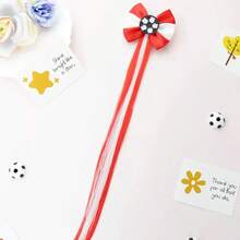 Colorful World Cup Theme Headband, Football Fan Cheer Party Holiday Bow Hair Accessory - Multicolor - View 12
