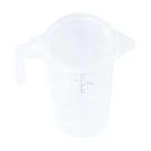 100/250/500毫升塑料量杯/量壶/液体容器/透明烘焙厨房面粉/水量杯带盖厨房配件 - 彩色 - 查看 4