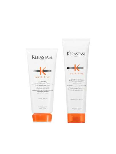 Kérastase [Bundle] Nutritive Lait Vital Conditioner 200 Ml + Nectar Thermique Heat Protecting Cream 150 Ml