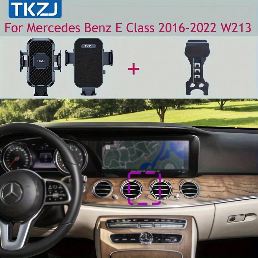 Giá đỡ điện thoại gắn cố định cho xe E-Class W213 (2016-2018-2022)