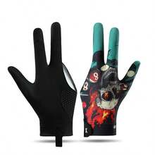 1pc Left Hand Lightweight Quick-Dry Professional Snooker Billiard Fingerless Glove, Breathable & Comfortable Billiard Sports Glove - Multicolor - View 12