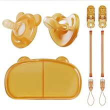 Anpei Soft Baby Sleeping Pacifier, Anti-Swelling YDFX - Brown - View 8