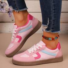 2026 Popular White Sneakers For Women, Korean Version, Versatile Casual Fashion Sports Shoes For Spring/Autumn - Pink - View 3