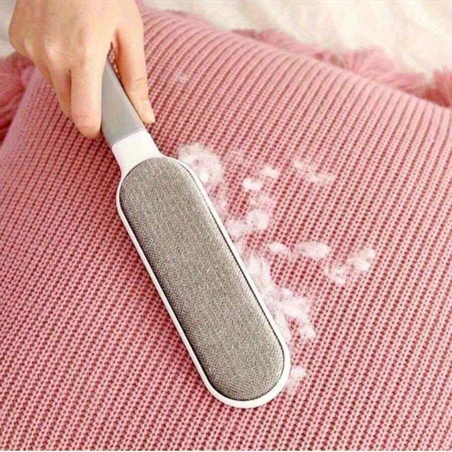 1pc Reusable Dust Brush, Double-Sided Pet Hair Remover, Manual Static Brush, Suitable For Cat Hair, Clothes, Sofa, Furniture, Etc. - Multicolor - View 1