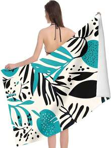 1pc Ultra Soft Coconut Tree Beach Towel - Sand-Proof, Lightweight, Quick-Drying Polyester Blend - Ideal For Swimming, Camping, Travel And Outdoor Adventure - Perfect For Vacation, Birthday, Anniversary Or Essential Accessory, Beach Towel | Coconut Tree Design | Quick-Dry Fabric, Suitable For Beach - A - View 59