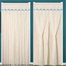 Premium All-Season Indoor Door Curtain, Bedroom Door Curtain, Mosquito/Fly/Insect Proof, No Drilling Required Partition Curtain (Comes With Hook And Loop), 90*200cm - 1PC - View 3