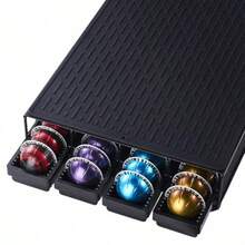 Soporte para cápsulas de café con cajón para alfombrilla de café - Plata - Ver 7