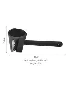 1/2 chiếc Dụng cụ cắt cà rốt xoắn ốc đa năng, Dụng cụ cắt hoa hình phễu xoắn ốc, Dụng cụ cắt hoa trang trí salad sáng tạo, Dụng cụ cắt rau củ xoắn ốc bằng thép không gỉ, Dụng cụ tạo hình salad đa năng - Một dụng cụ nhà bếp nhanh chóng giúp làm đẹp rau củ, dùng để cắt xoay thủ công dưa chuột, cà rốt, v.v. - màu đen - Xem 6