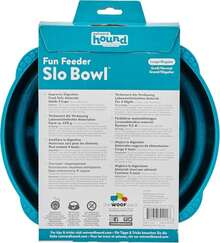 Outward Hound Fun Feeder Slo Bowl U2013 Large 4u2011Cup Capacity,Slow Feeding,Medium To Large Dogs,Nonu2011Slip,Turquoise,Drop Pattern,(Pack Of 6) - Màu E - Xem 2