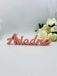 Customized Calligraphy Name Plate, Personalized Children Or Family Decor - Multicolor - View 11