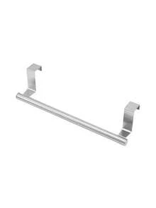 1 chiếc giá treo khăn cho bồn rửa nhà bếp, móc treo cửa tủ, không cần khoan, thích hợp cho tủ bếp, giá treo khăn trong ngăn kéo, màu bạc. - Bạc - Xem 10