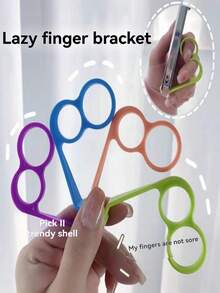 Giá đỡ điện thoại LazyFingerBracket (2 cái/4 cái/6 cái), Giảm mỏi ngón tay, Không gây mệt mỏi, Sử dụng hàng ngày, Lướt điện thoại trước khi ngủ, Xem video, Hàng ít, Nhu cầu cao, Bán chạy, Xu hướng hàng đầu - A - Xem 2