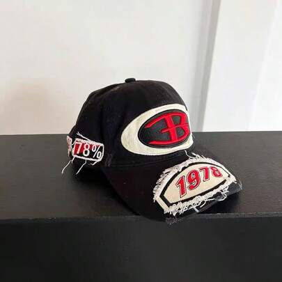 PC Baseball Cap With Deep And Wide Brim, Racing Cap With Soft Top, Outdoor Hip-Hop Baseball Cap, Men's Hat - Men's Hat - Men's Baseball Cap - Trucker Hat Essential For Vacations - Classic Men's Baseball Cap