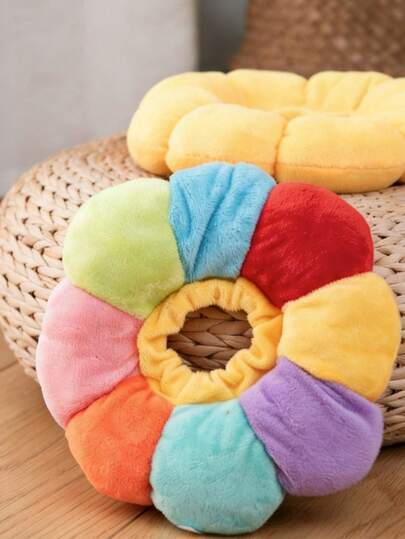 طوق إليزابيثي للقطط/الكلاب قطعة واحدة، ناعم وراحة، مناسب للحيوانات الأليفة الصغيرة، قابل للغسيل، بألوان عشوائية بشكل زهرة الأفوكادو