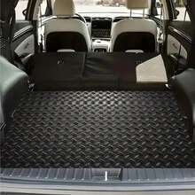 1pc Fit Car Trunk Liner Compatible For Most Vehicles - Heavy-Duty With Rhombus Mesh Design, Cargo Mat, Easy Installation Trunk For SUV, Sedan, Hatchback - 1PC - View 8