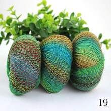 3 Balls/150g Per Pack, 80% Wool 20% Nylon Icelandic Yarn In Ombre Gradient, Suitable For DIY Handmade Knitting Projects Like Shawls, Blankets, Scarves, Hats, Creative Holiday Gifts - 5# - View 14