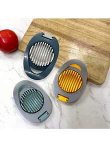 304 Stainless Steel Egg Slicer, Fruit Cutter, Egg Divider - Multicolor - View 1