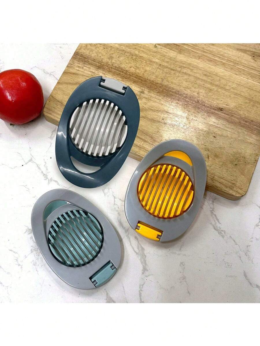 304 Stainless Steel Egg Slicer, Fruit Cutter, Egg Divider - Multicolor - View 1