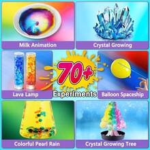 2026 Spring & Summer 70+ Experiments Science Kit For Kids, STEM Chemistry Lab Set, Educational Learning Toys & Creative Science Projects, Ideal Birthday Holiday Gifts For Boys & Girls - Science Kits With 70+ Experiments - View 3
