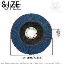 3/5/10 Pieces Of 40-Mesh Flanged Grinding Discs, With A Diameter Of 4.5 In And An 0.87-In Shaft Seat. T27 Hard Zirconia Grinding Discs, Used For Polishing And Grinding Of Metals, Woods, And Stainless Steel. - 4.5-inch Sanding Disc - View 7