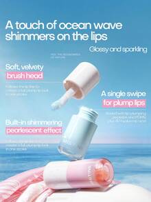 MISTINE 晶莹波浪丰唇蜜 W01 3克 闪亮透明唇彩 持久保湿 - W01 - 查看 4