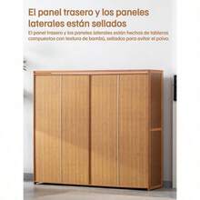 Gabinete Organizador De Zapatos Zapateras 8 Niveles, Mueble Zapatero Para Recibidor - Marrón - Ver 6