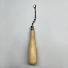 Jarum Rajut Kait dengan Gagang Kayu dan Ujung Halus, Jarum Rajut Ergonomis, Cocok untuk Memperbaiki Sweater, Membuat Boneka, Kerajinan DIY, Proyek Kerajinan Tangan Musim Panas dan Hadiah Liburan, Alat Ramah untuk Pemula - Merajut lidah - View 11