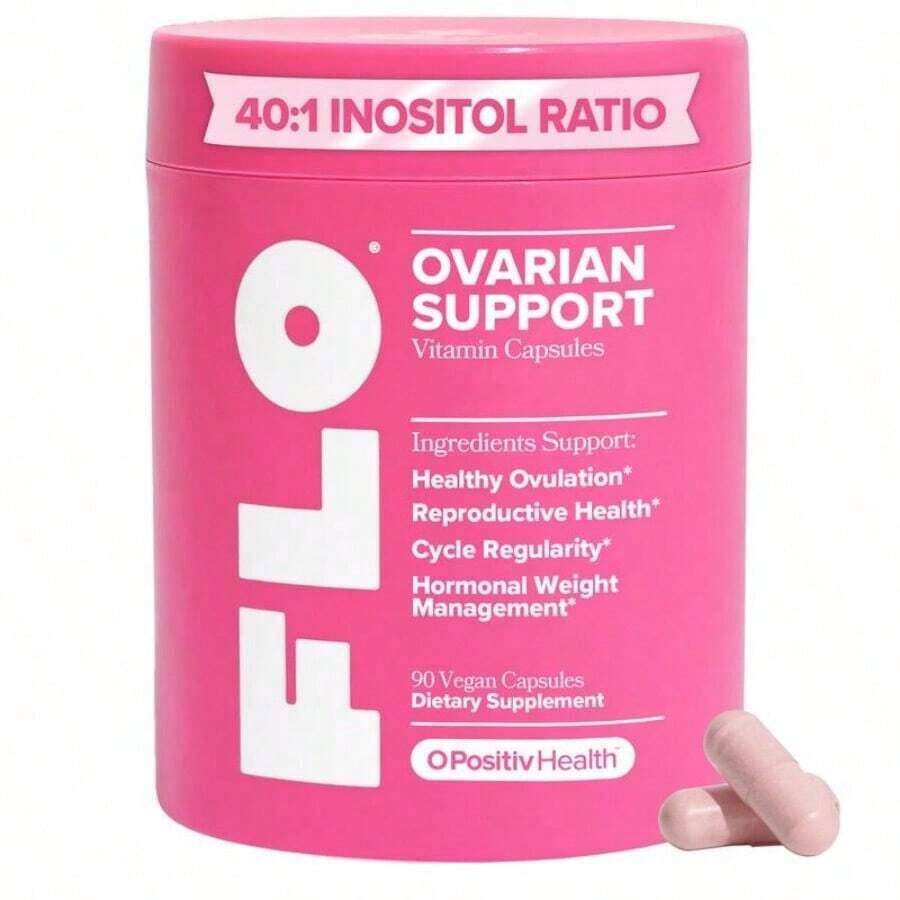Free Shipping - Hormone Balance & Cycle Support Vitamins By FLO: Supplement For Women With Myo-Inositol & D-Chiro-Inositol (40:1 Ratio), DIM, And Folic Acid, For Women, Probiotics For Women, Ph Balance, For Women - 1件 - 查看 1