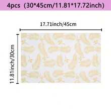 Bộ 4/6/8 tấm lót chống ẩm nhà bếp, tấm lót tủ chống thấm nước và chống dầu mỡ, thảm chống nấm mốc và chống trơn trượt cho tủ quần áo, tủ giày, có thể cắt tỉa, giải quyết vấn đề ẩm mốc trong nhà bếp, giữ cho tủ luôn khô ráo và sạch sẽ, khử mùi hôi, mang lại trải nghiệm nấu nướng an toàn hơn. - Hình lá vàng xanh - Xem 15