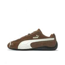 Giày thể thao cổ thấp đế mỏng thoải mái, đa năng, dòng PUMA Speedcat, chất liệu da thật, màu nâu đậm, thích hợp cho cả nam và nữ. - Nâu sẫm - Xem 18