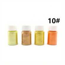 4瓶/套 珍珠云母粉、环氧树脂染料、DIY珠宝工艺材料、树脂浇铸模具 - 4色/套 - 查看 17