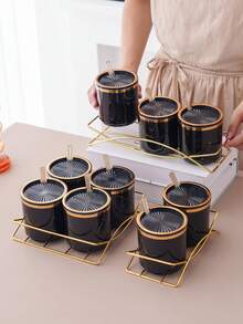 Bộ 1 hũ đựng gia vị, hộp đựng muối và gia vị, thích hợp cho các bữa tiệc Halloween, Giáng sinh, đám cưới, sinh nhật, tốt nghiệp. - Nhiều màu - Xem 11