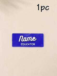 Custom Name Badge Brooch, Minimal Professional Style Name Pin For Office Work Uniform & Hospital Staff, Personalized Name Tag Brooch Gift For Nurse Appreciation Or Birthday, Stylish Clothing Badge Accessory For Daily Wear, Customized Name Pin Keepsake, Customizable Name Badge Gift - Style B - View 14