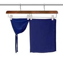 【非拼接款】莫代尔系带连帽衫和雪纺披肩两件套 - A - 查看 5