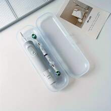 Premium Transparent Electric Toothbrush Travel Case, Portable Dustproof Moistureproof Oral Care Storage Box, High Transparent Easy To Clean Protective Organizer For Electric Toothbrushes And Replacement Heads, Compact Lightweight Design Perfect For Home Daily Use, Travel, Camping And Business Trips - Multicolor - View 6