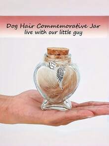 Pet Hair Memorial Bottle, Pet Hair Memorial, Dog & Cat Hair Memorial, Pet Memorial Urn - Multicolor - View 7