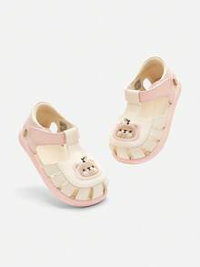 Balabala Girls Princess Sandals Lightweight Breathable Soft Flexible Sole Toddler Walking Shoes Summer 2026 Fashion Style - White Flower Tones - View 4