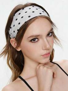 3条装女士发带，黑白波点条纹，弹性吸汗发带，适合日常佩戴、瑜伽、健身房、旅行，也是复活节、母亲节的礼物之选。 - 彩色 - 查看 14