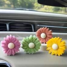 Sunflower Scented Candle Silicone Mold, DIY Daisy Flower Handmade Soap, Plaster Diffuser Stone Grinding Tool - White - View 5