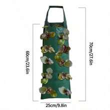 Bolsa de cultivo colgante para fresas con agujeros de plantación, resistente y duradera, maceta colgante vertical para verduras, tomates, patatas - Multicolor - Ver 18