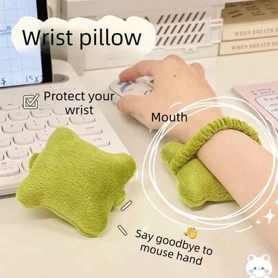 Wrist Rest Mousepad, Cute Office Computer Typing Wrist Support Pad