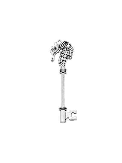 2 chiếc mặt dây chuyền hình hải mã 19x72mm dùng để làm trang sức DIY, vòng cổ, móc khóa, dây điện thoại, vòng tay, phụ kiện làm đồ thủ công.